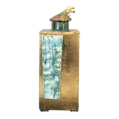 Sea Foam Ceramic Funeral Urn